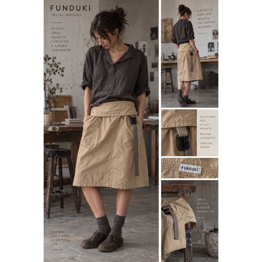 Unisex Funduki Wrap Skirt